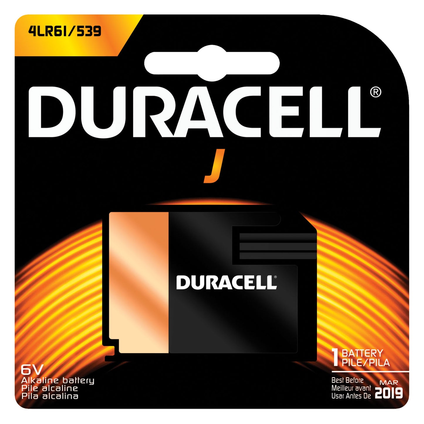 DURACELL PHOTO BATTERY, 6 per box