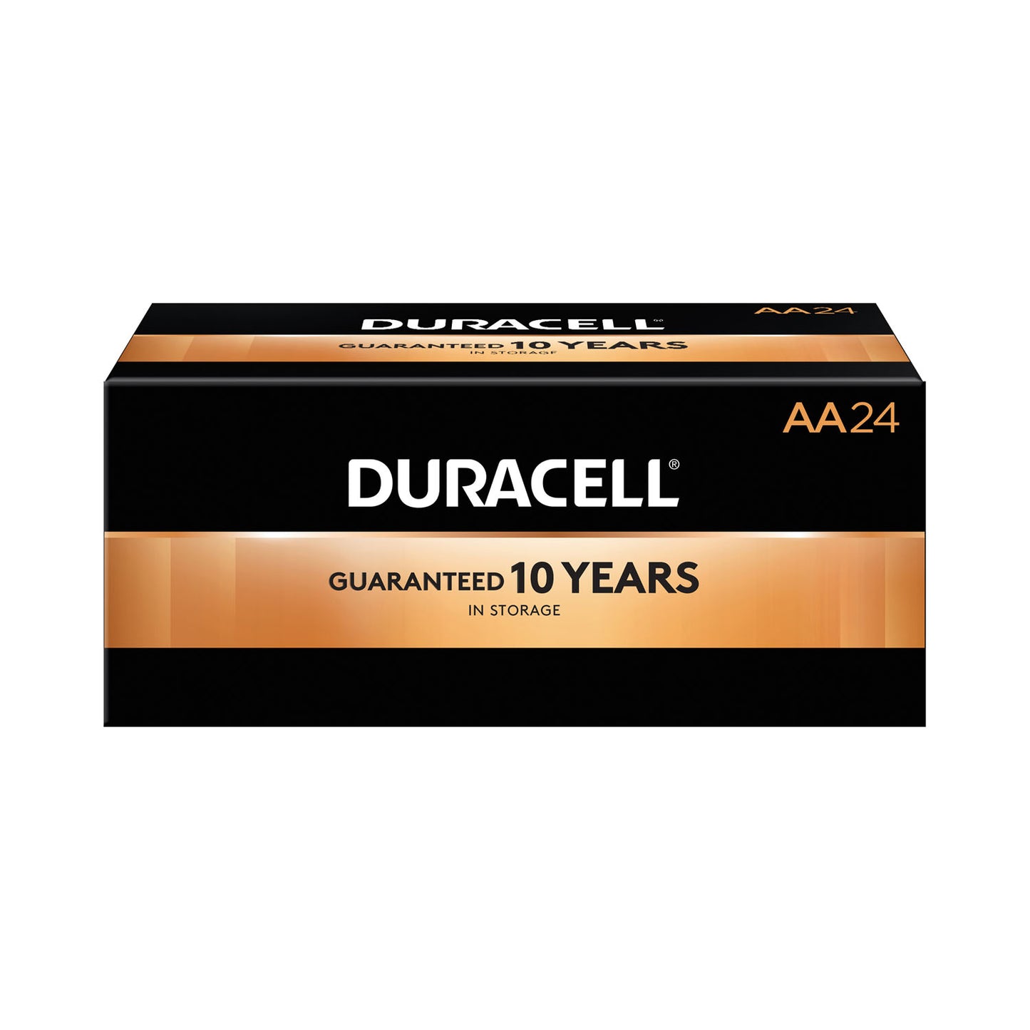 DURACELL COPPERTOP ALKALINE BATTERY WITH DURALOCK POWER PRESERVE TECHNOLOGY, 24 per box, 6 boxes per case