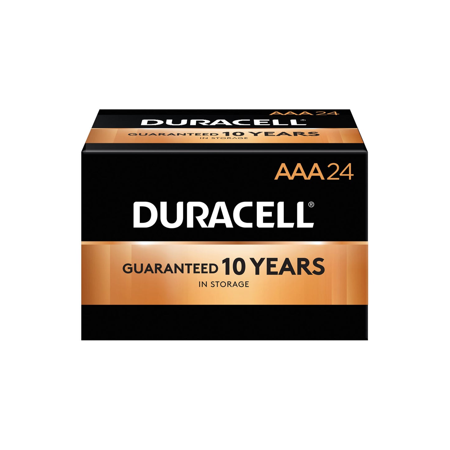 DURACELL COPPERTOP ALKALINE BATTERY WITH DURALOCK POWER PRESERVE TECHNOLOGY, 36 per box, 4 boxes per case