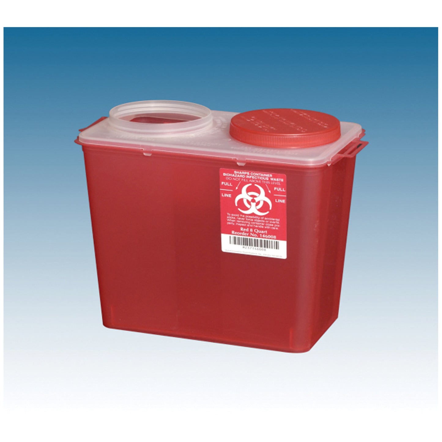 PLASTI BIG MOUTH SHARPS CONTAINERS, 10 per case