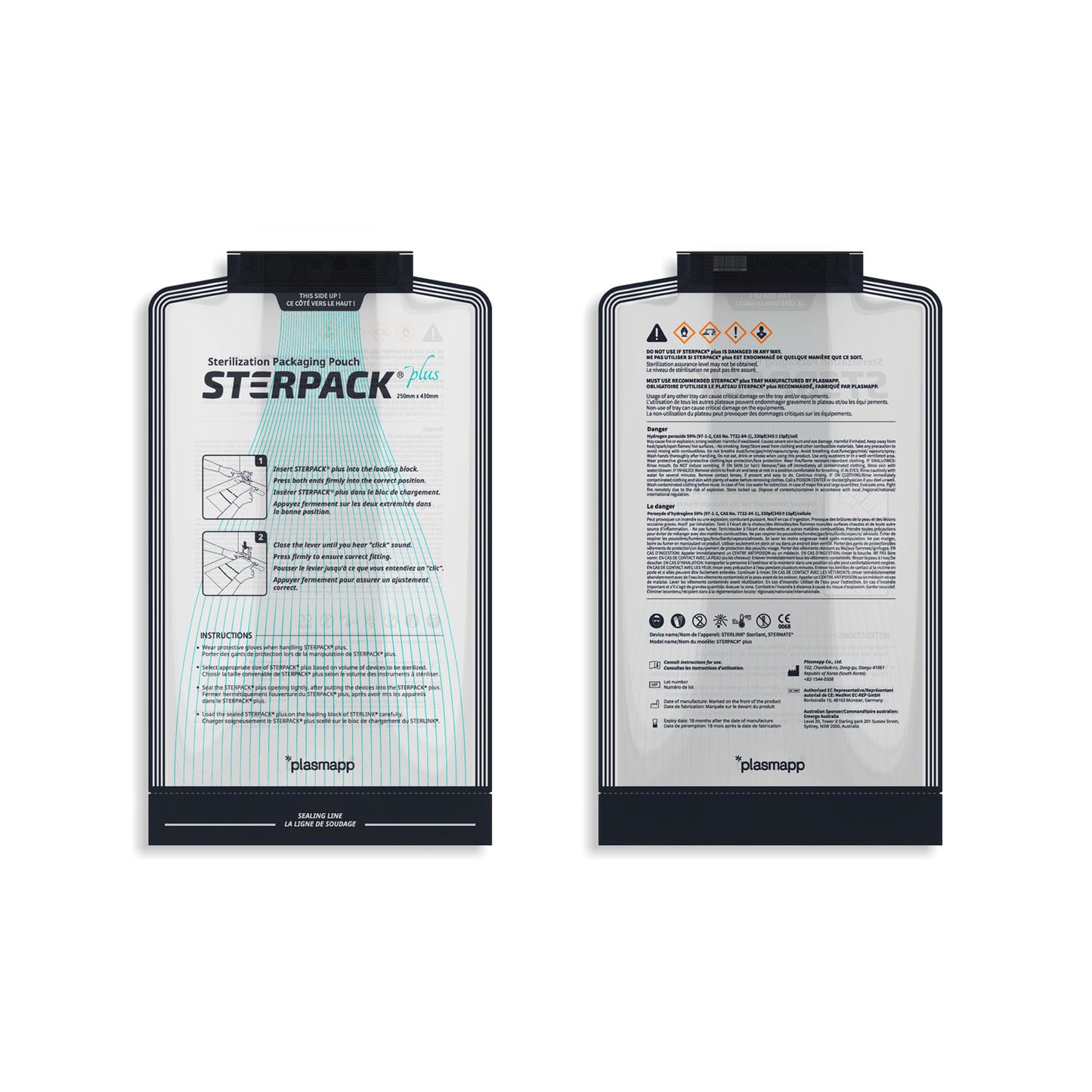 PLASMAPP STERNLINK STERILIZER & ACCESSORIES, 30 per box, 8 boxes per case