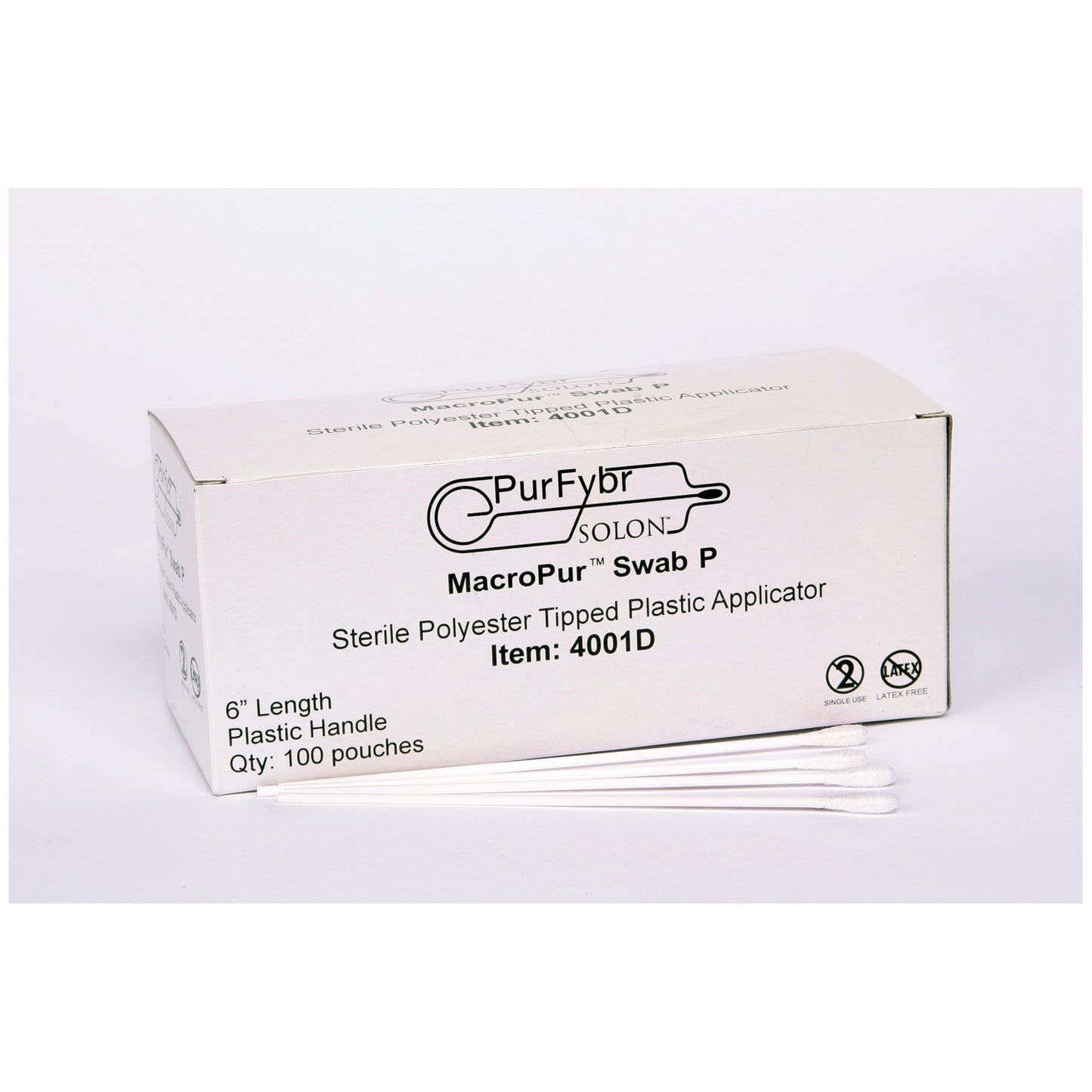 AMD MEDICOM SOLON POLYESTER-TIPPED SWAB, 10 boxes per case