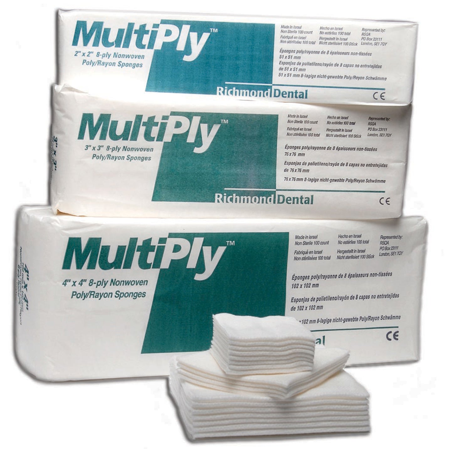 RICHMOND MULTIPLY NON-WOVEN SPONGES