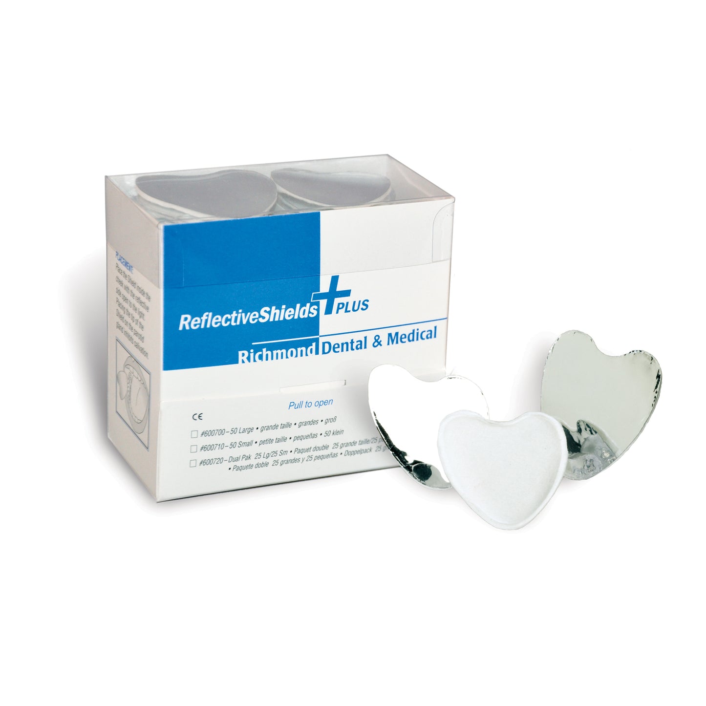 RICHMOND REFLECTIVE SHIELDS PLUS, 50 per box