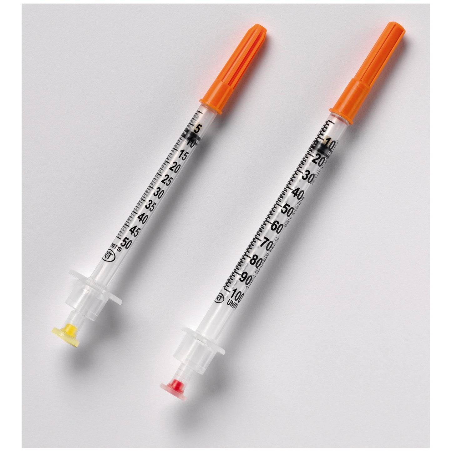 RETRACTABLE VANISHPOINT INSULIN SAFETY SYRINGES, 100 per box, 8 boxes per case