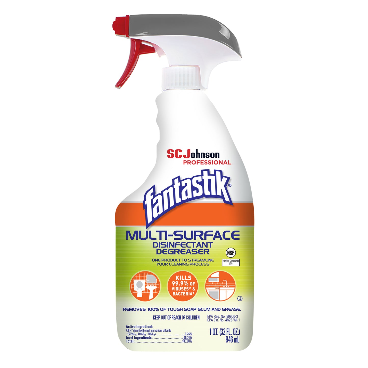 SC JOHNSON FANTASTIK CLEANER, 8 per case