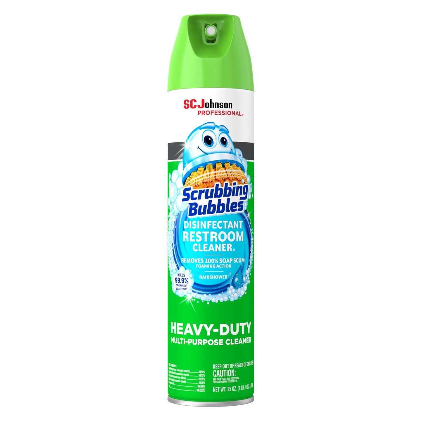 SC JOHNSON SCRUBBING BUBBLES CLEANER, 12 per case