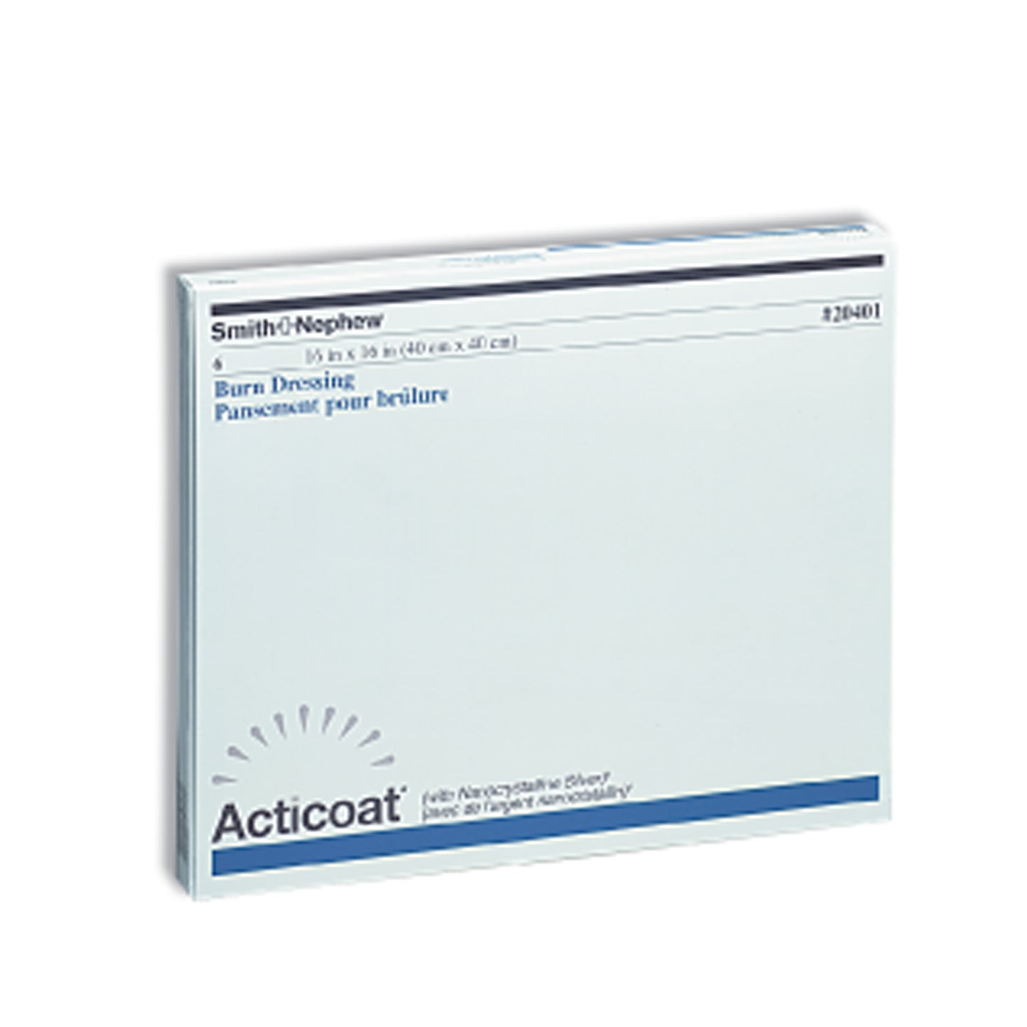 SMITH & NEPHEW ACTICOAT WITH NANOCYSTALLINE SILVER, 6 per box, 2 boxes per case
