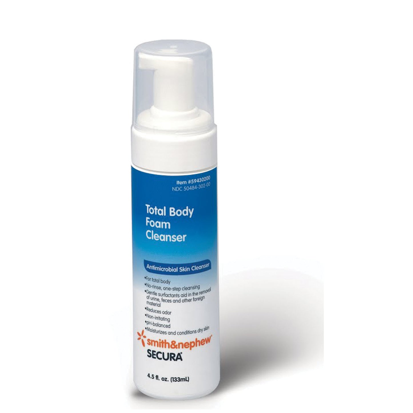 SMITH & NEPHEW SECURA TOTAL BODY FOAM CLEANSER, 12 per case