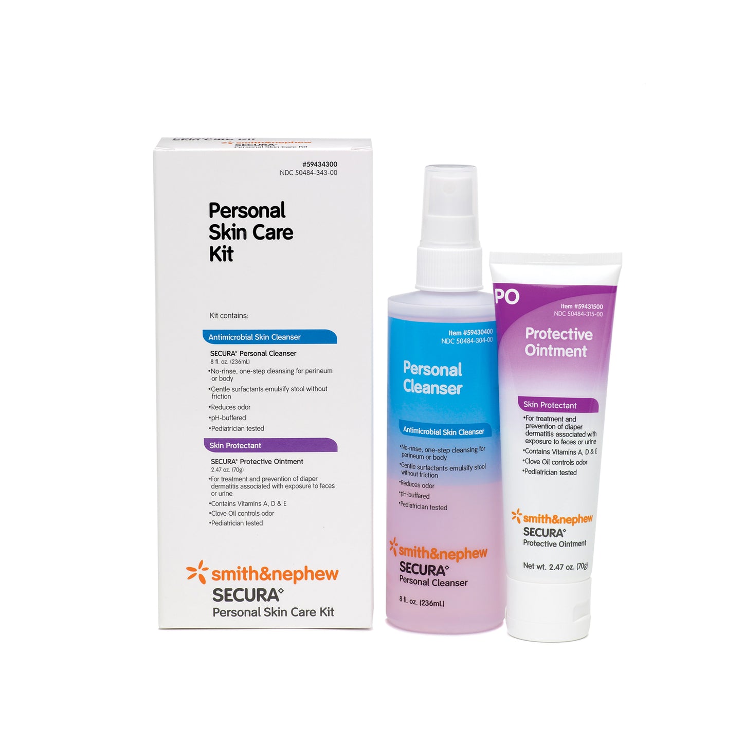 SMITH & NEPHEW SECURA SKIN CARE KITS, 24 per case