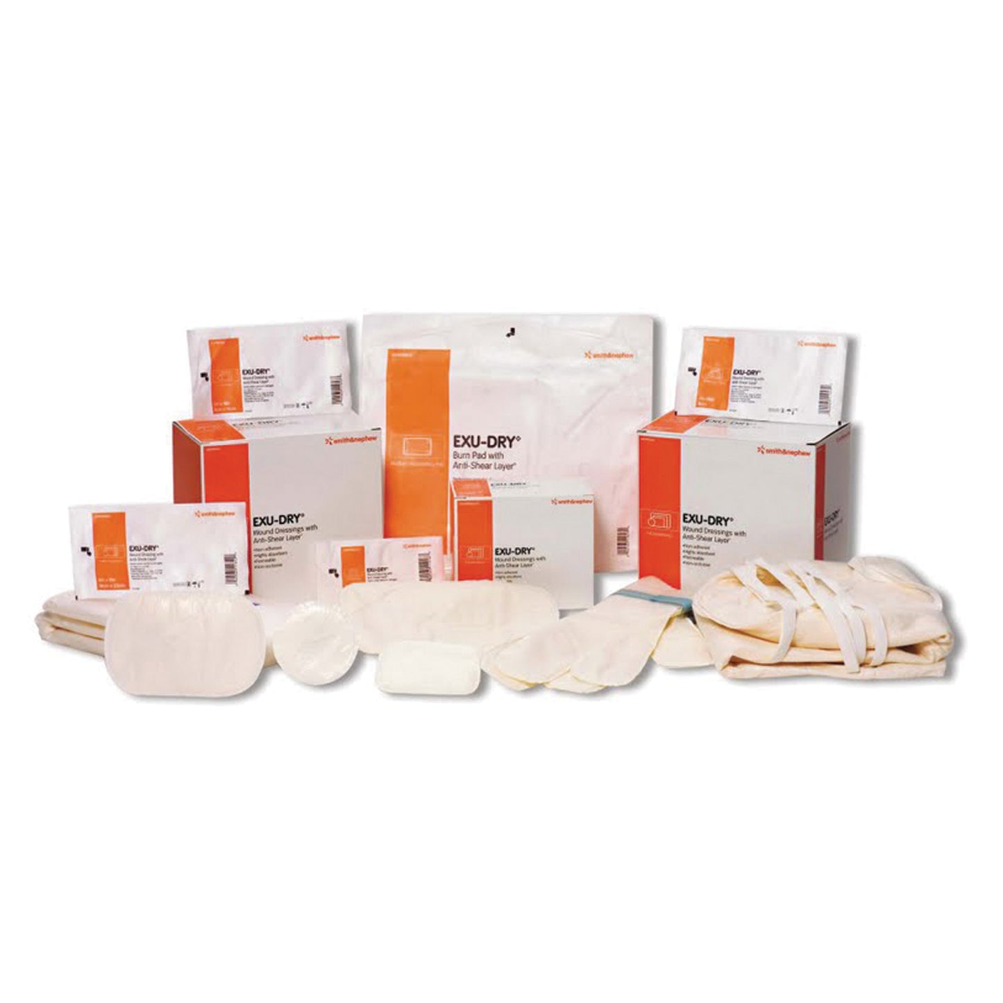 SMITH & NEPHEW EXU-DRY WOUND DRESSINGS & GARMENTS, 50 per box, 2 boxes per case