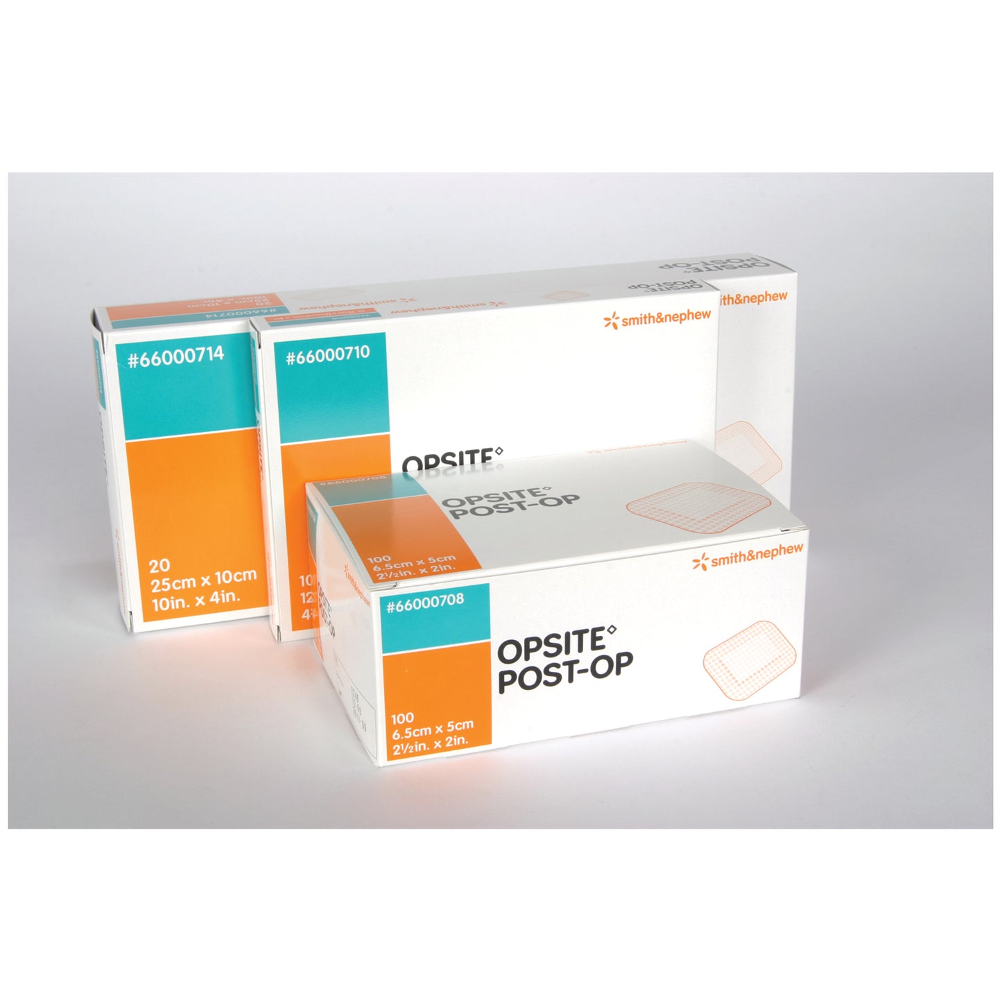 SMITH & NEPHEW OPSITE POST-OP COMPOSITE DRESSINGS, 20 per box, 10 boxes per case