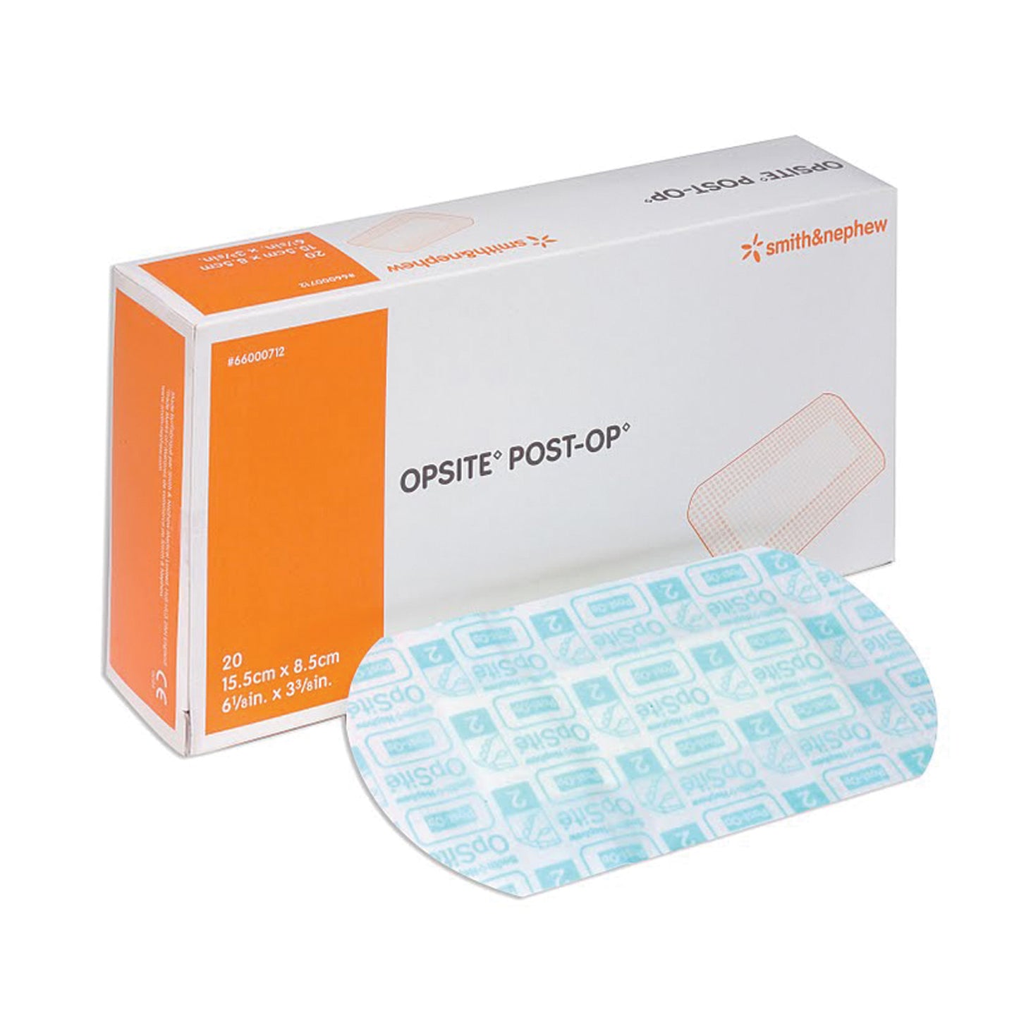 SMITH & NEPHEW OPSITE POST-OP COMPOSITE DRESSINGS, 20 per box, 10 boxes per case