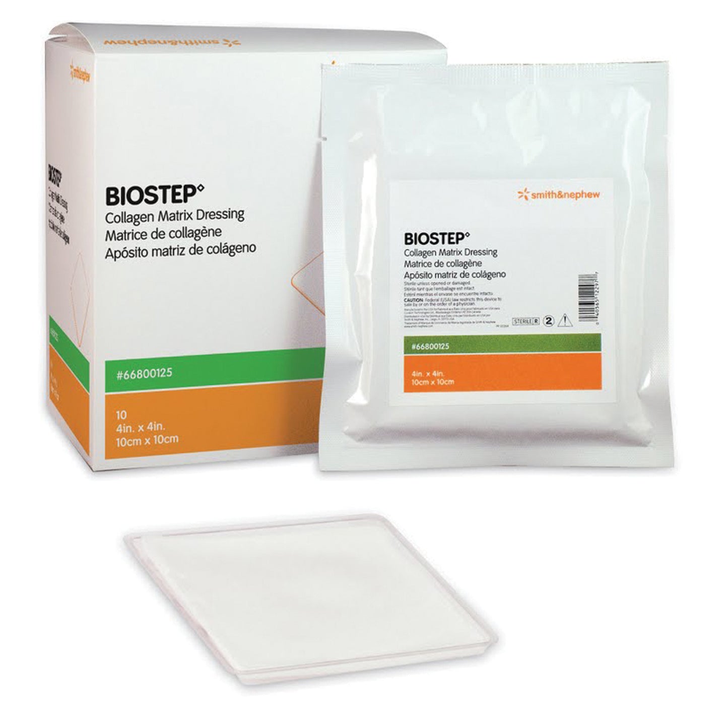 SMITH & NEPHEW BIOSTEP COLLAGEN DRESSINGS, 10 per box