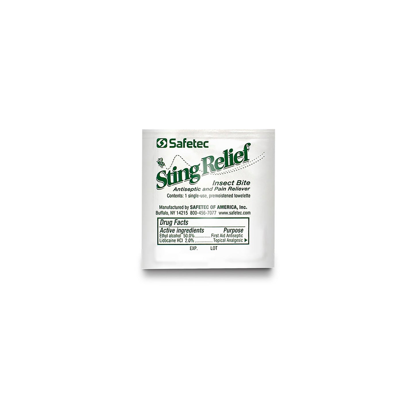 SAFETEC STING RELIEF, 3000 per case