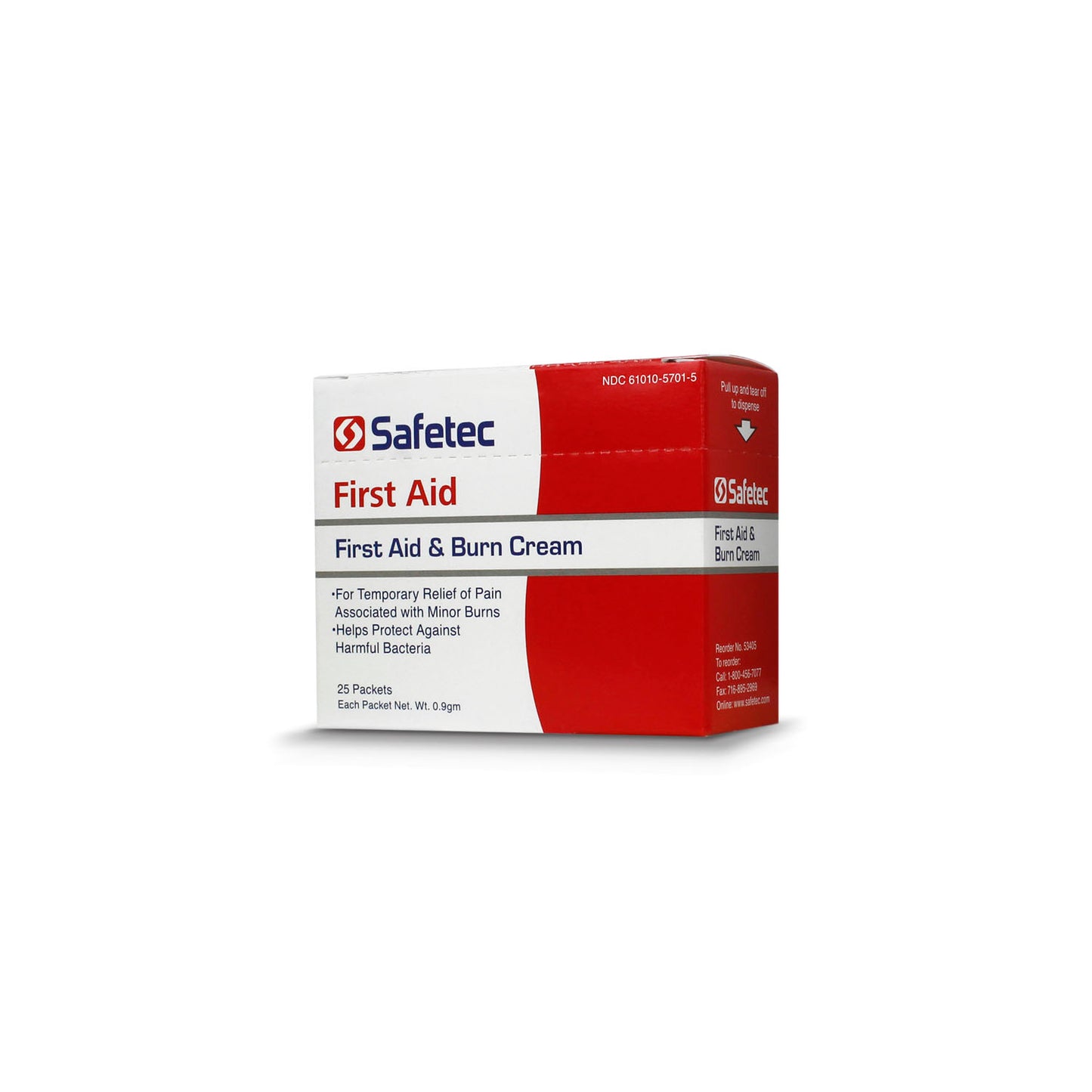 SAFETEC FIRST AID & BURN CREAM, 36 boxes per case