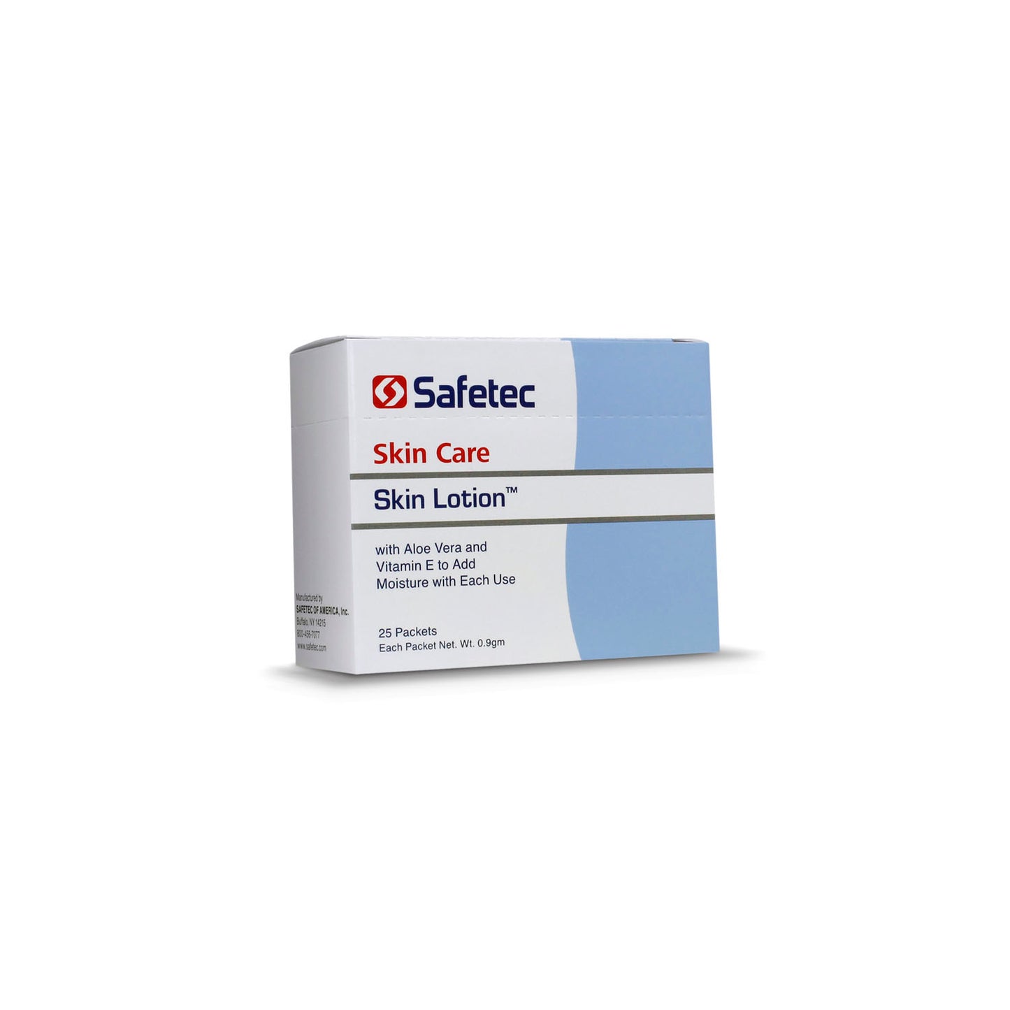 SAFETEC SKIN LOTION, 25 per box, 36 boxes per case