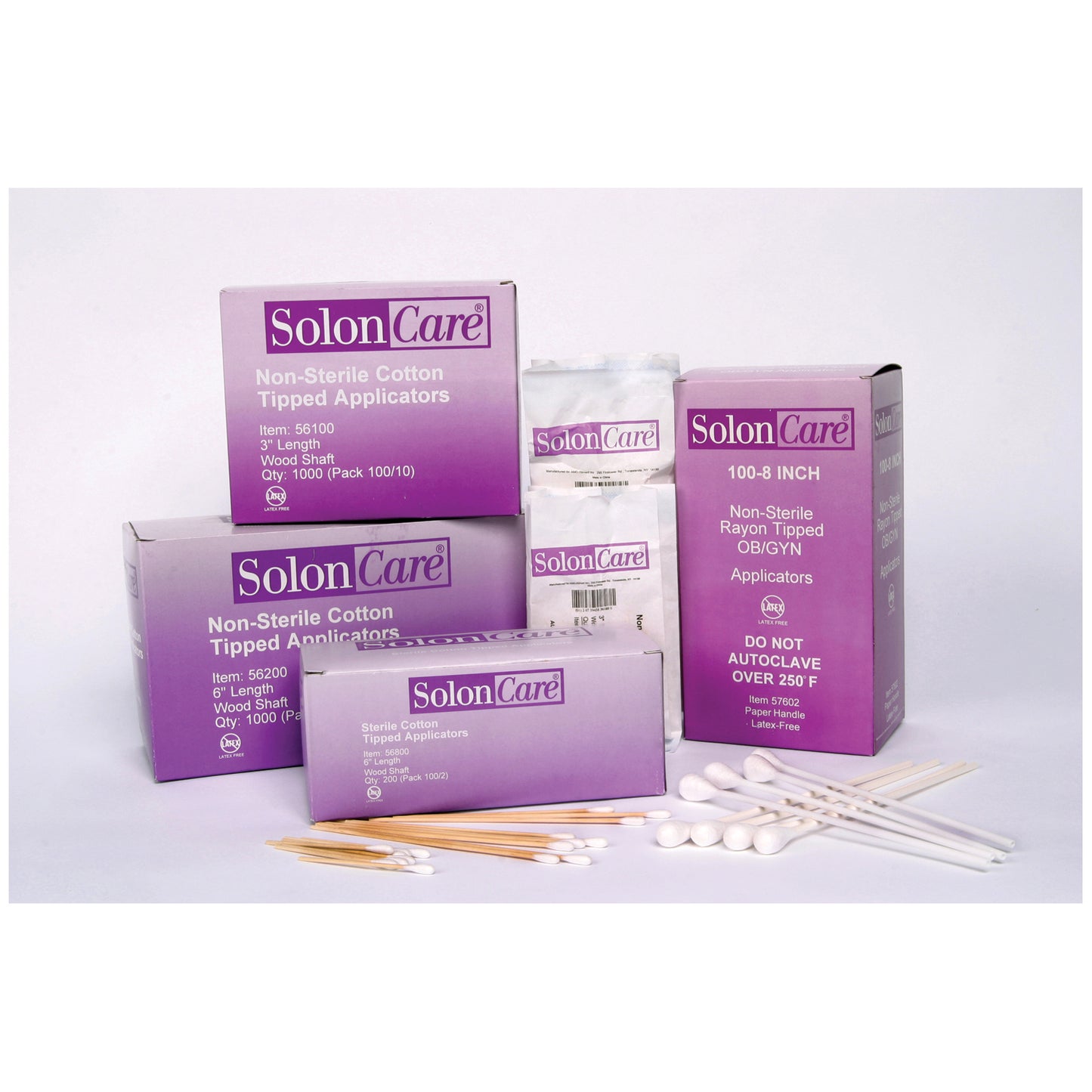 AMD MEDICOM SOLON APPLICATORS, 50 per box, 10 boxes per case