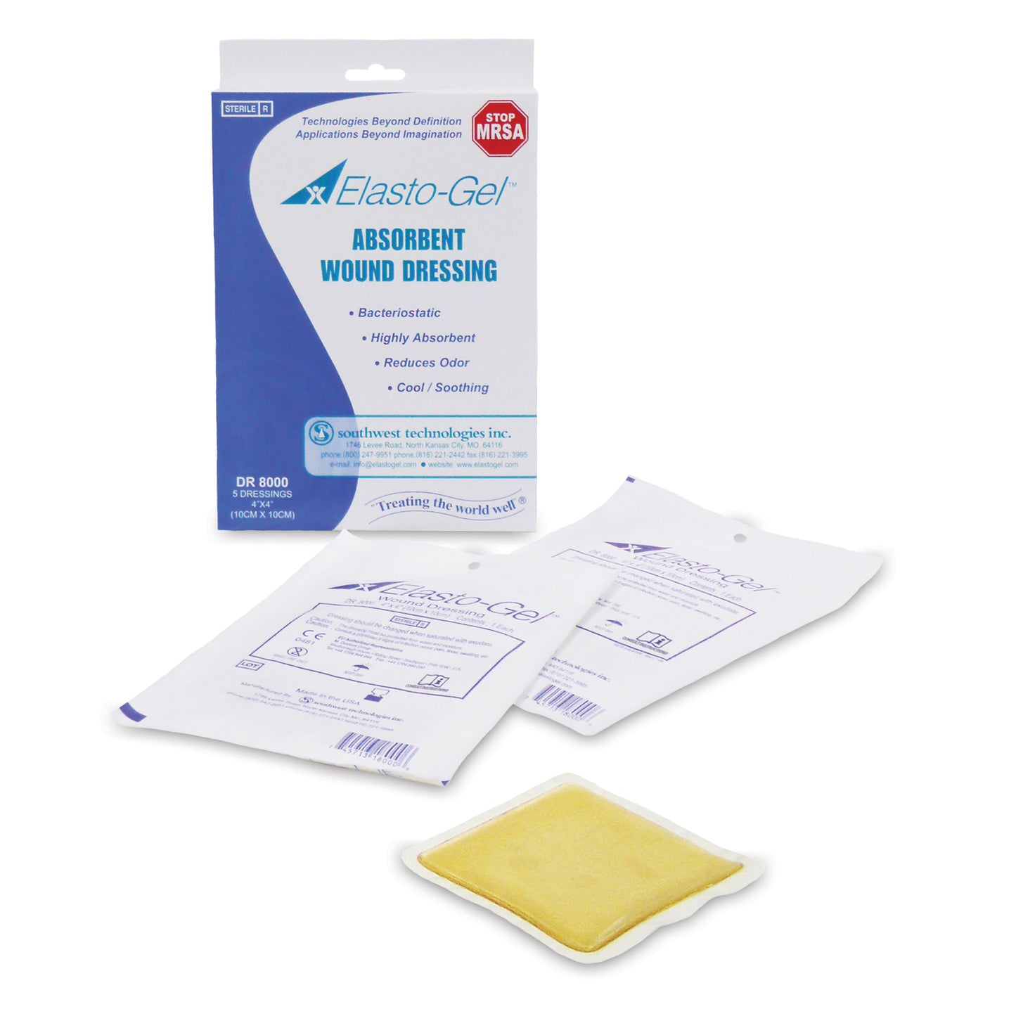SOUTHWEST ELASTO-GEL WOUND CARE, 5 per box