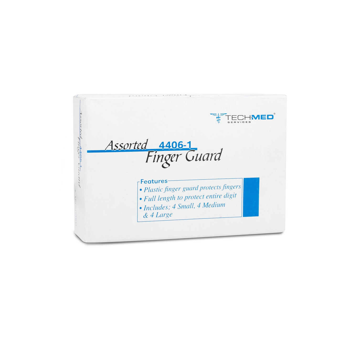 DUKAL TECH-MED FINGER GUARDS, 12 per box