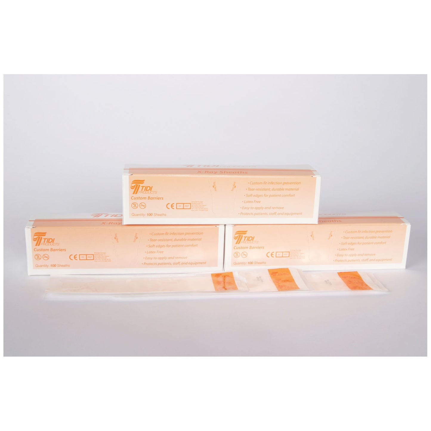 TIDI TIDISHIELD X-RAY SENSOR SHEATHS, 100 per box, 5 boxes per case