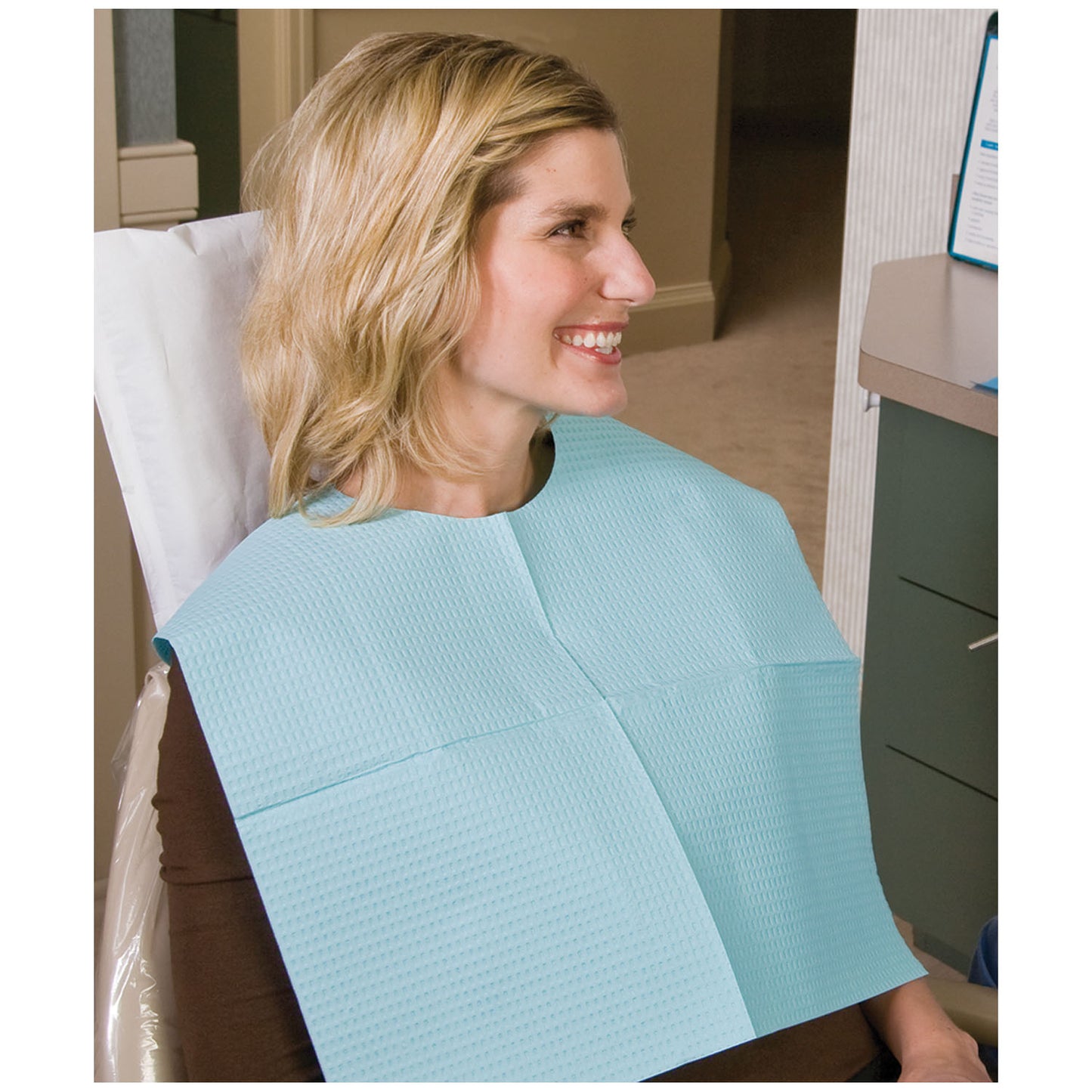 TIDI CHOICE SPECIALTY BIBS, 500 per case