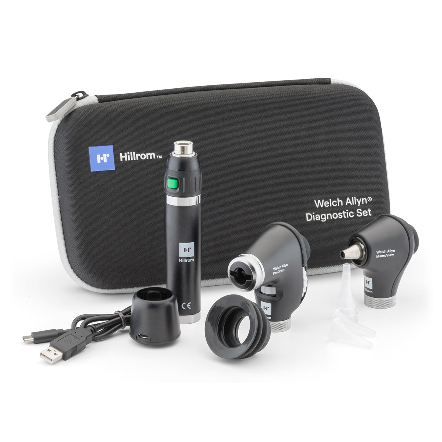 WELCH ALLYN PANOPTIC OPHTHALMOSCOPE & MACROVIEW OTOSCOPE COMBO