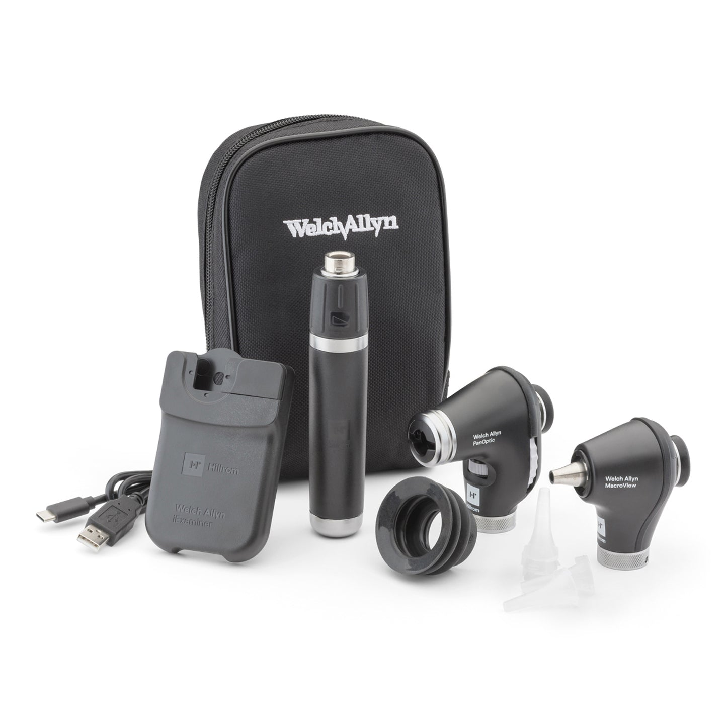 WELCH ALLYN PANOPTIC OPHTHALMOSCOPE & MACROVIEW OTOSCOPE COMBO