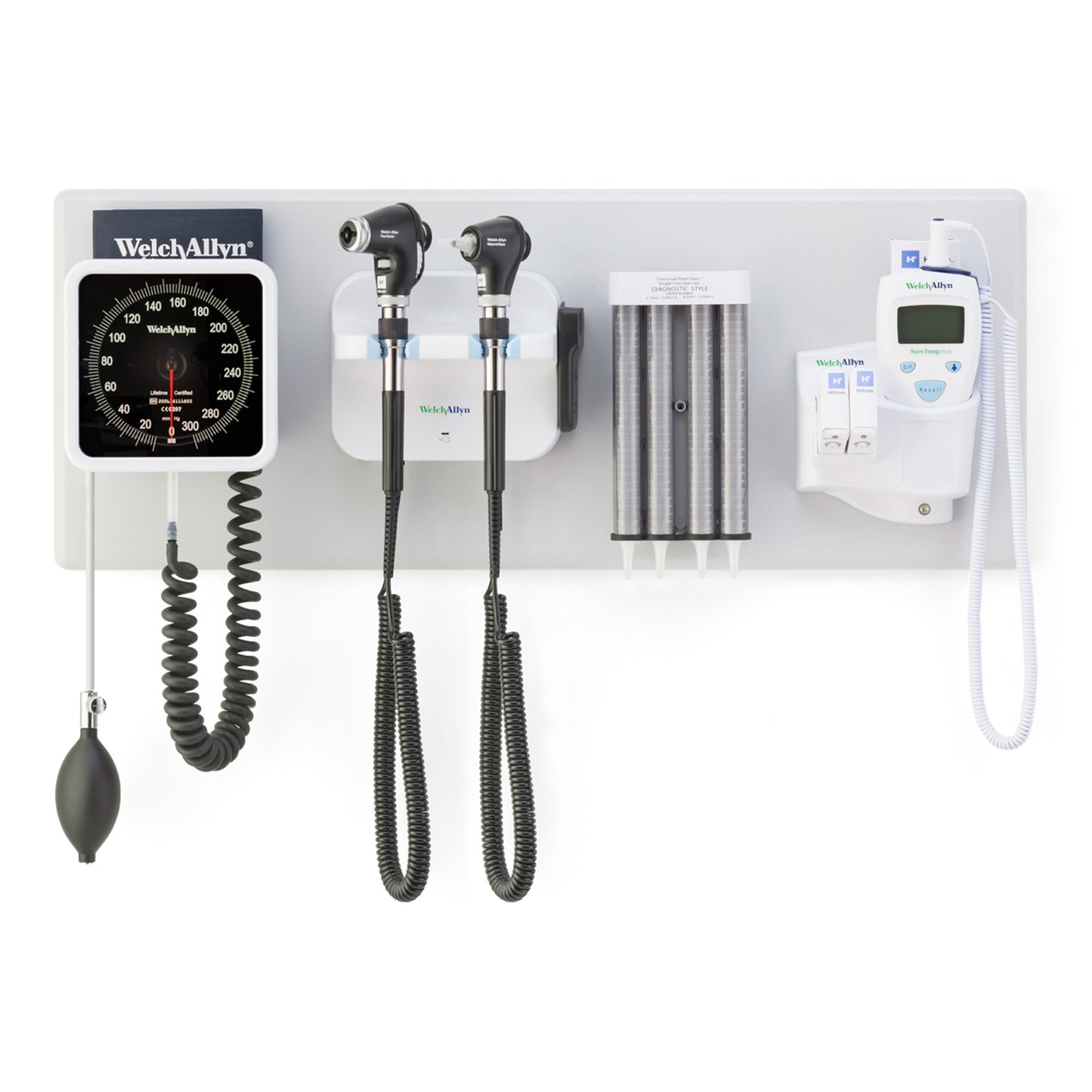 WELCH ALLYN PANOPTIC OPHTHALMOSCOPE & MACROVIEW OTOSCOPE COMBO