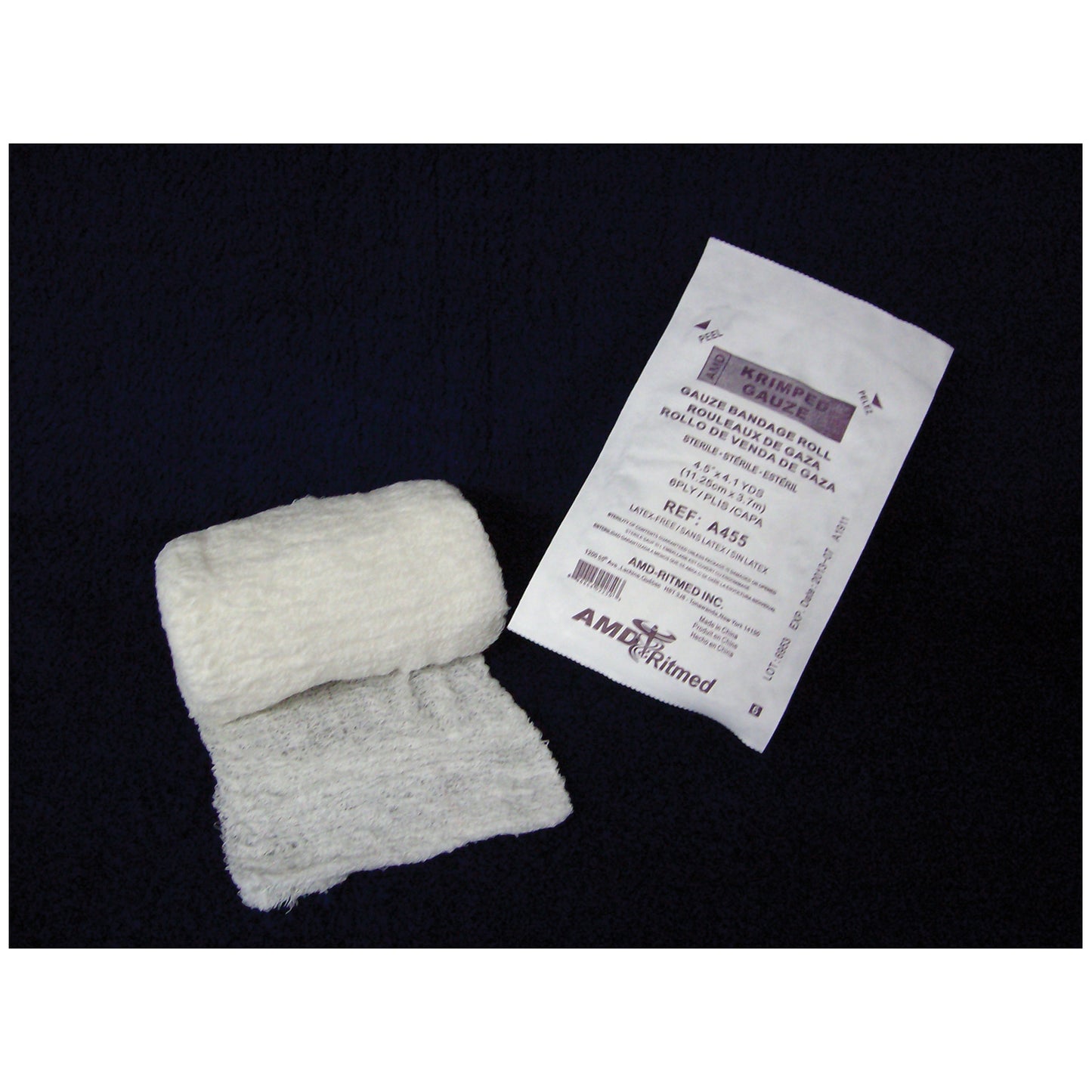 AMD MEDICOM KRIMPED GAUZE BANDAGE ROLLS, 100 per case