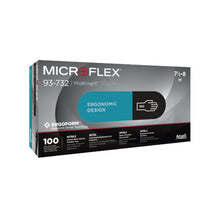 ANSELL MICROFLEX MIDKNIGHT TOUCH NITRILE EXAM GLOVES, 100 per box, 10 boxes per case
