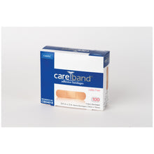 ASO CAREBAND FABRIC ADHESIVE STRIP BANDAGES, 100 per box, 12 boxes per case