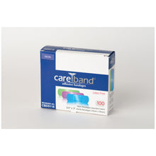 ASO CAREBAND PLASTIC ADHESIVE STRIP BANDAGES, 100 per box, 12 boxes per case