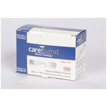 ASO CAREBAND BUTTERFLY CLOSURE BANDAGES, 100 per box, 12 boxes per case