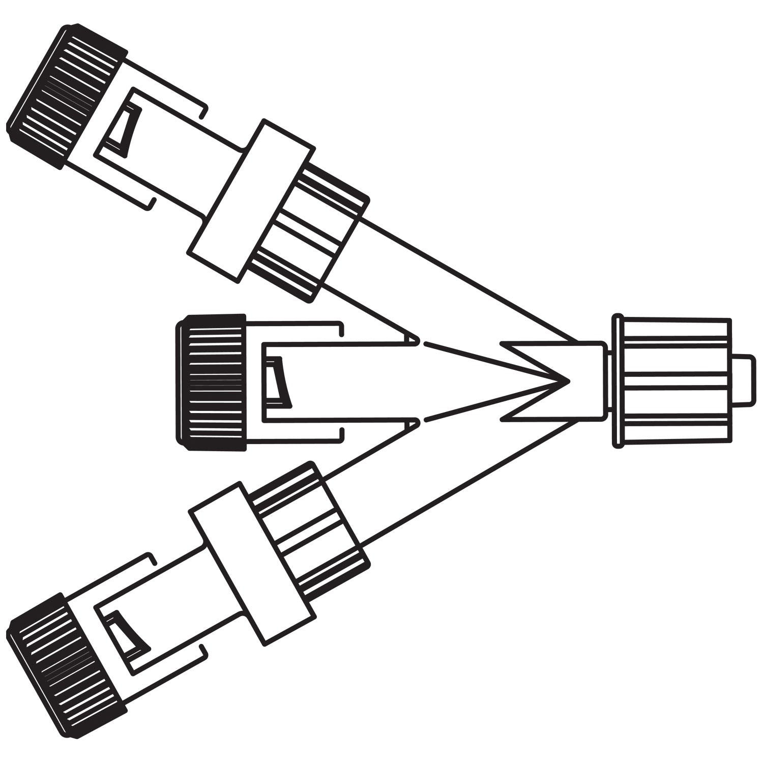 B BRAUN ANESTHESIA TRI-CONNECTORS