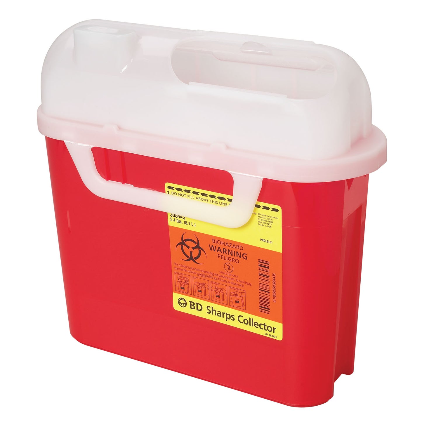 BD PATIENT ROOM SHARPS COLLECTORS, 20 per case