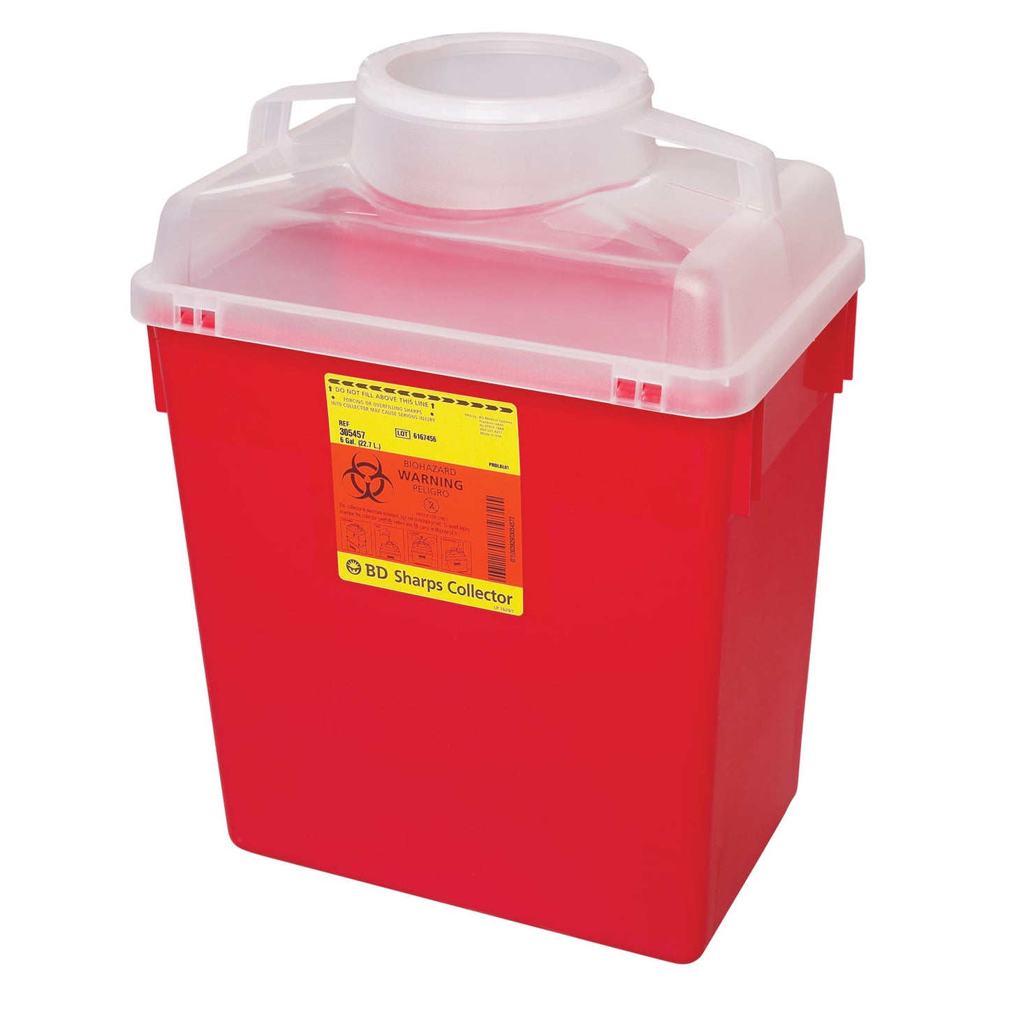 BD MULTI-USE NESTABLE SHARPS COLLECTORS, 12 per case
