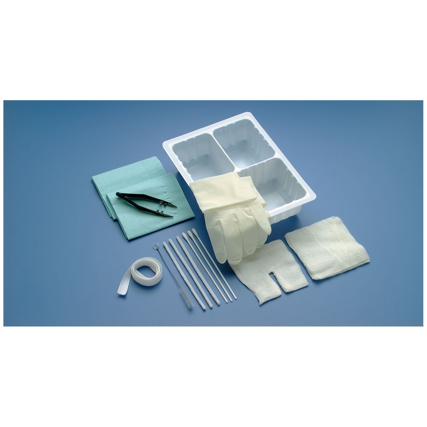 BUSSE TRACHEOSTOMY CARE SET WITH FORCEPS, 20 per case