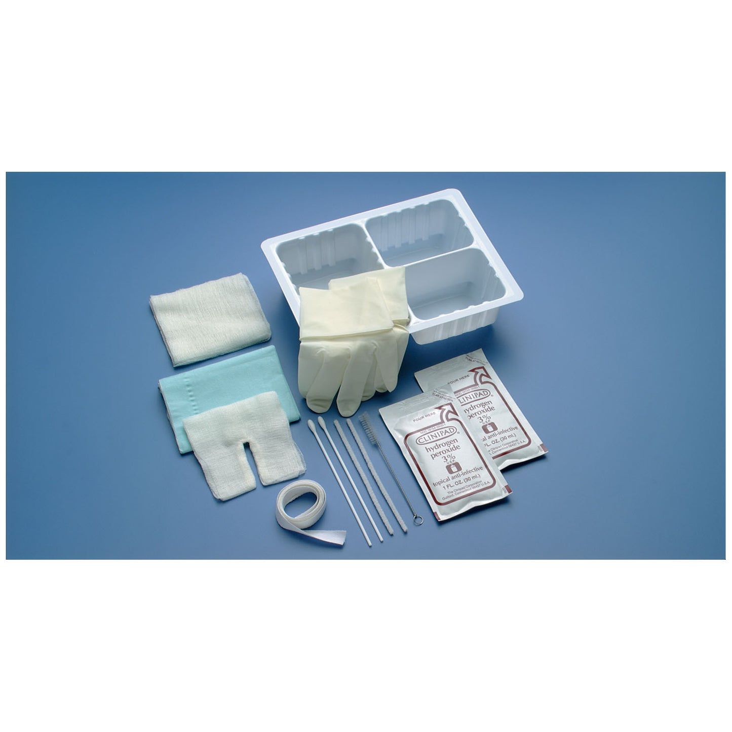 BUSSE TRACHEOSTOMY CARE SET WITH HYDROGEN PEROXIDE, 20 per case