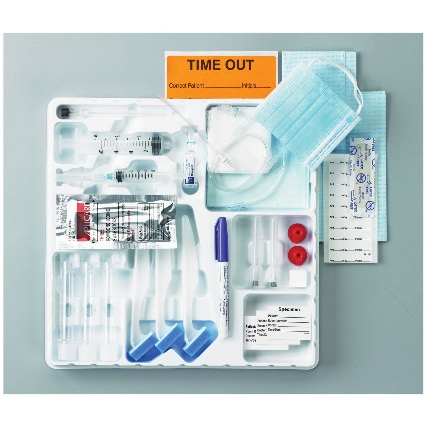 BUSSE SAFETY-DELUXE MYELOGRAM TRAY, 10 per case