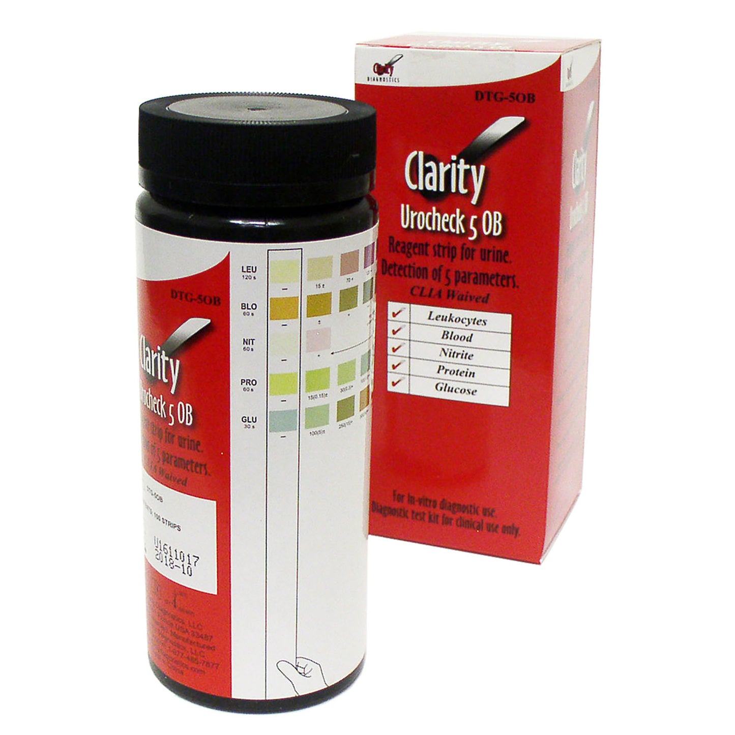 CLARITY DIAGNOSTICS URINALYSIS, 100 per box
