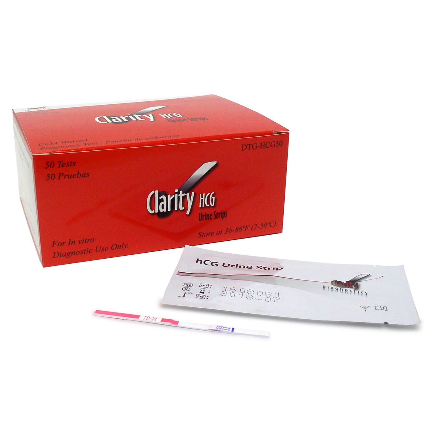 CLARITY DIAGNOSTICS PREGNANCY, 50 per box
