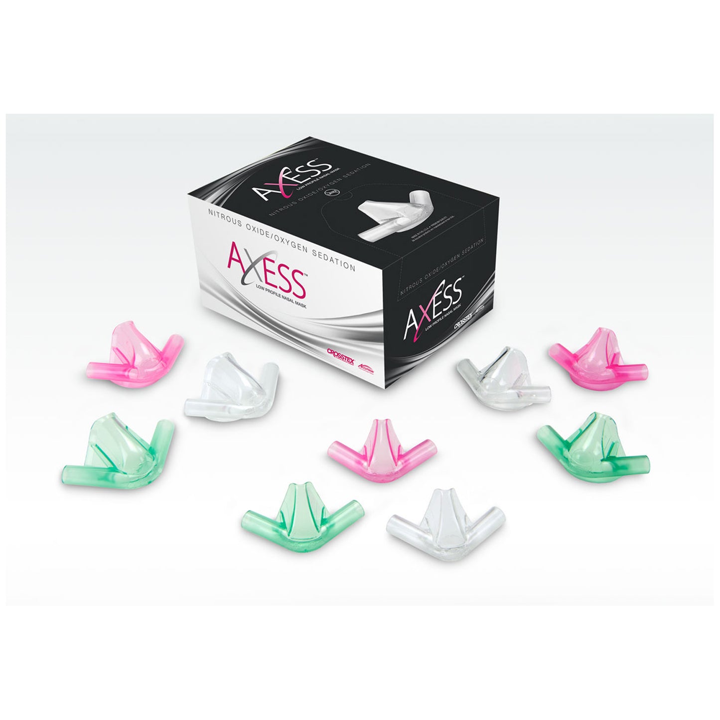 CROSSTEX ACCUTRON AXESS LOW PROFILE NASAL MASK, 24 per box