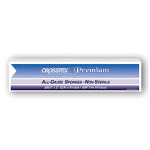 CROSSTEX ALL GAUZE PREMIUM NON-STERILE SPONGES, 8000 per case