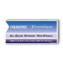 CROSSTEX ALL GAUZE PREMIUM NON-STERILE SPONGES, 4000 per case