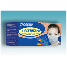 CROSSTEX ULTRA NO-FOG EARLOOP MASK, 40 per box, 10 boxes per carton