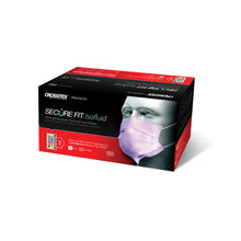 CROSSTEX SECUREFIT ISOFLUID FACE MASK, 50 per box, 10 boxes per carton