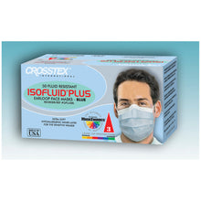 CROSSTEX ISOFLUID PLUS EARLOOP MASK, 50 per box, 10 boxes per carton