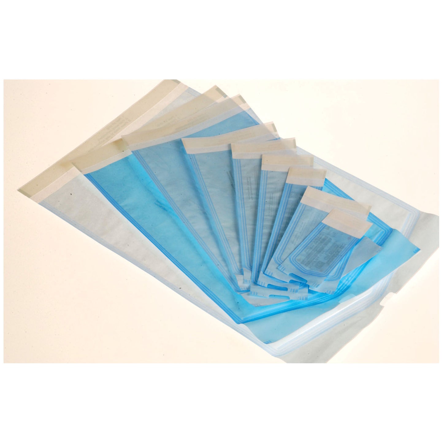 CROSSTEX DUO-CHECK STERILIZATION POUCHES, 500 per box, 10 boxes per case
