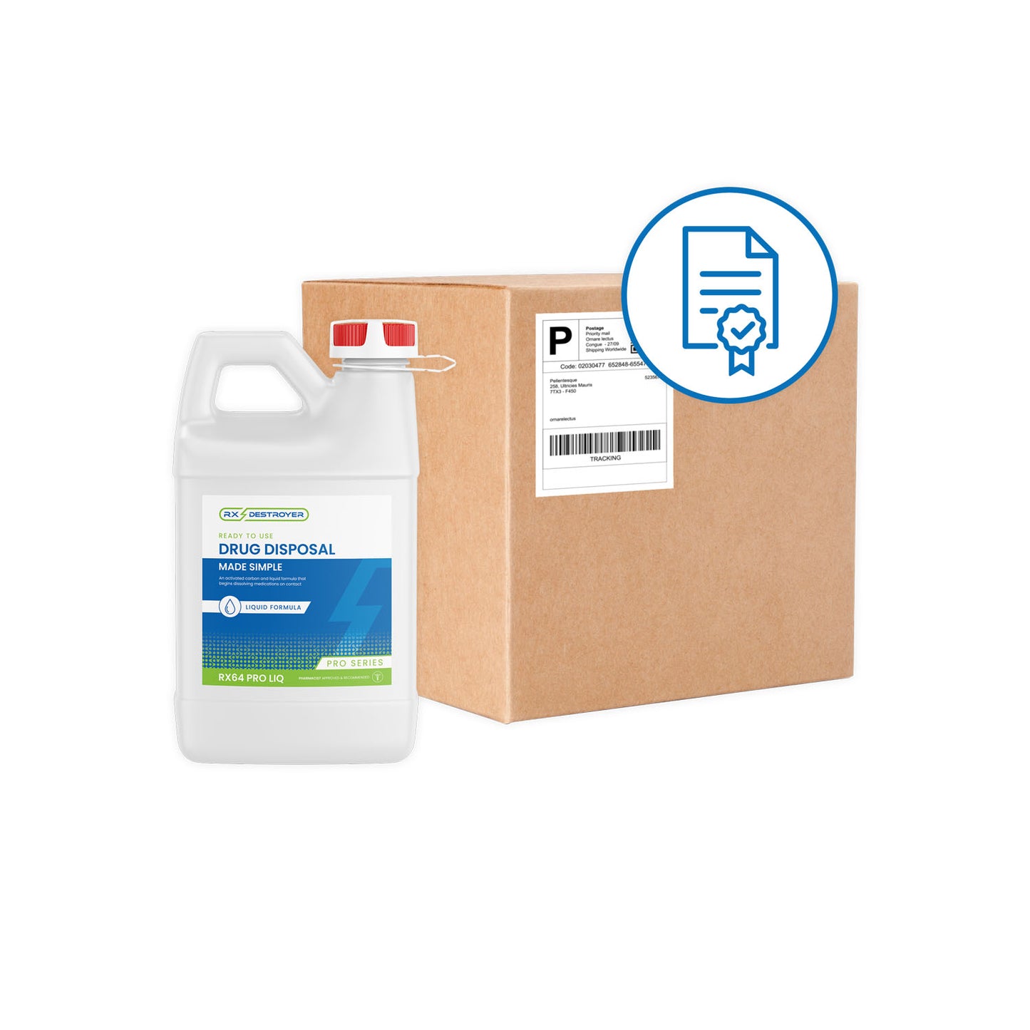 C2R GLOBAL RX DESTROYER, 4 bottles per case